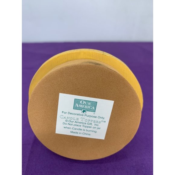 Our American Gift Candle Topper Santa‘s Workshop Topper number 4050 2001 - Picture 9 of 10